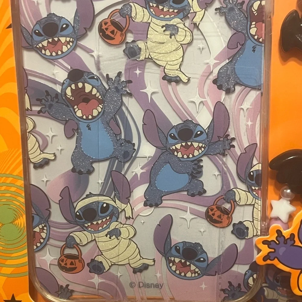 Disney Stitch Halloween Skinnydip iPhone‎ 16 Pro Max Case Beaded Strap NIP